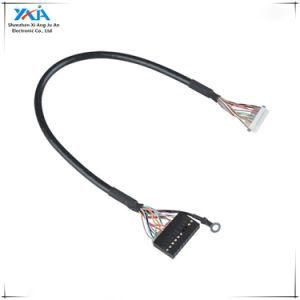 Xaja Df14 20pin 1CH 8bit Lvds Cable for 15inch LED LCD Screen Cable Wire Replacement