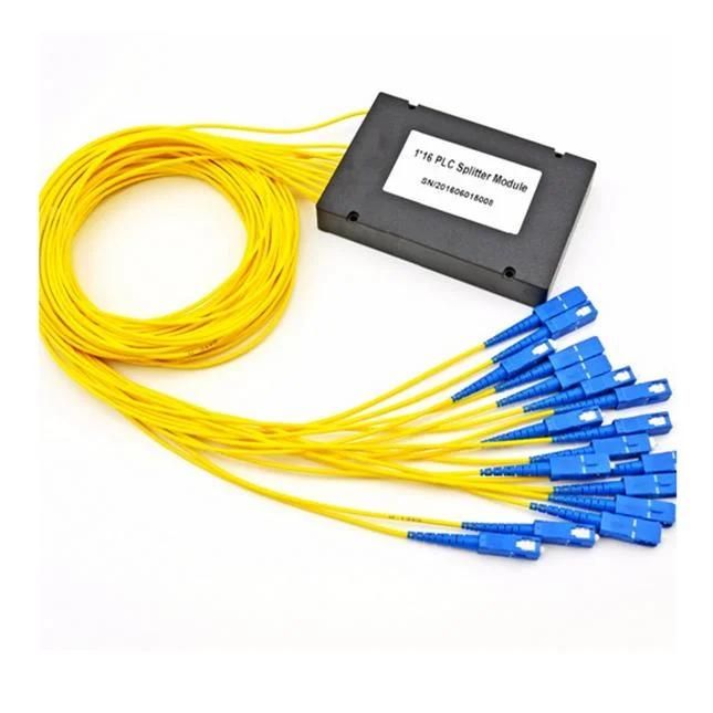 FTTH Waterproof Outdoor Fiber Optic Distribution Junction Box 1in 16 Cores Green Blue ABS Material Optic Terminal Box
