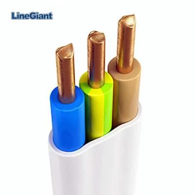 Electric Cable PVC Insulated PVC Sheathed Flexible Wire for Fixed Wiring Flat Cable