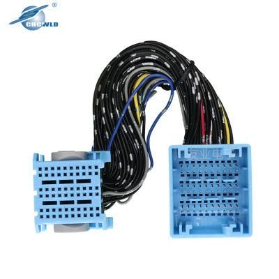 60p Blue Connector Wire Harness for Audi Car