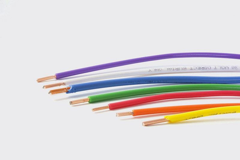 Coiled Cable Ml Installation Wire H07V-U PVC Wire for Noreg