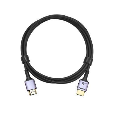 Hot Selling Video HDMI Cable 3D 8K60 4K120 144Hz hdmi cable 8k Braided Cord eARC For HDTV hdmi cable