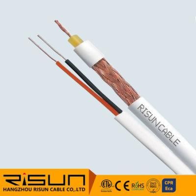 Coaxial Cable Rg59 2 Power Series Power Wire CCTV Camera Video Cable