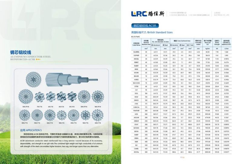 All Conductor Steel Reinforced ACSR Conductor