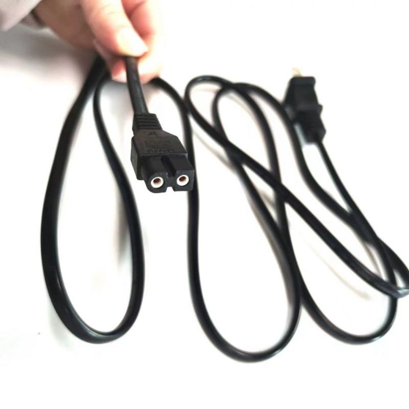 125V NEMA 1-15p to Polarized C7 AC Power Cord