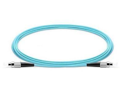 FC Jumper Fiber Optic Jumper Cable Om3 Aqua Multimode Simplex FC to FC Patch Cord Jumper