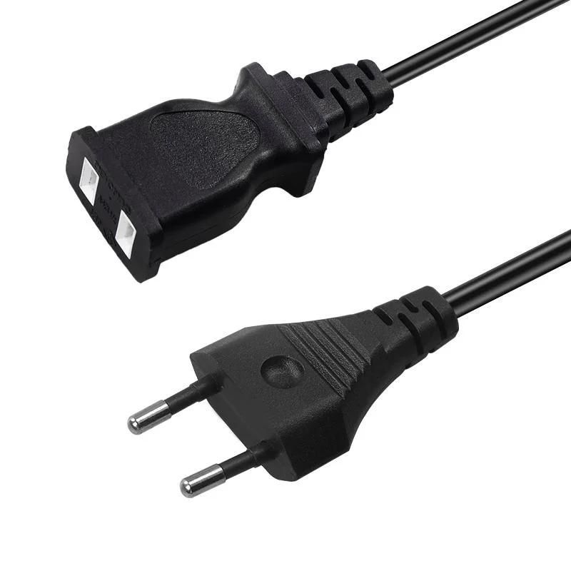 2.5A 250V European Plug 2pin Power Cord with Flexible Cable H03VV-F