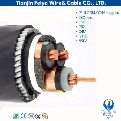 PVC Medium/High Voltage Power 3X240mm XLPE/PVC Power Cable N2xy Na2xy Na2xry Multicore Sigle Core Armoured Electric Wire Control Cable