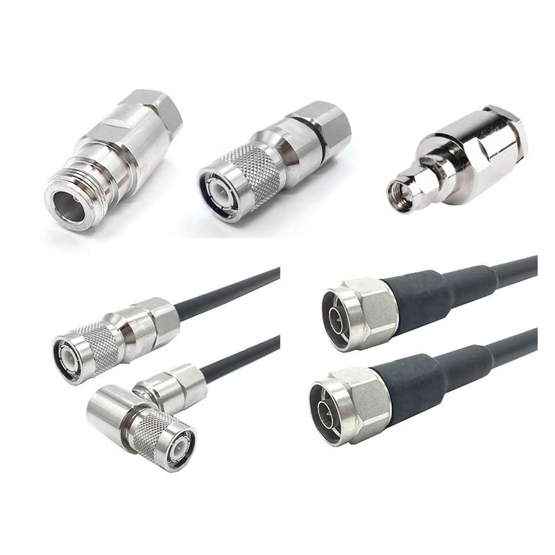 RoHS Low Loss 50 Ohm 1/2 Inches RF Coaxial Cable