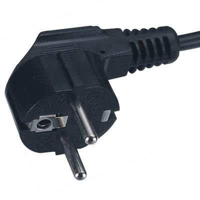 Shucko Power Cord Plug with VDE Approved