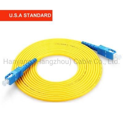 Fiber Optic Cable Sc Sc Optical Fiber Patch Cord 2m 3m