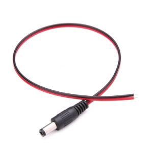 Male DC 5.5*2.1 Power Cable Pigtail with Tin Plated Ends