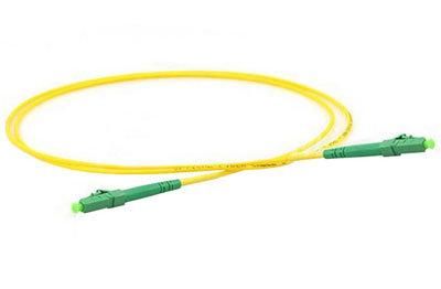 LC APC Connector Simplex Fiber Patch Cord Cable in Communication Data Center