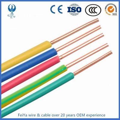 450/750V PVC Insulated Electric Wire BV/BVV/RV/Rvv/Rvs Cable 3mm 10mm 5.5mm Electrical Wires