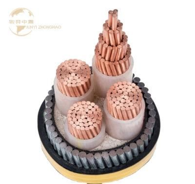 PVC Sheathed Waterproof Copper Wire Conductor Armoured Electric XLPE Insulated Power Cable