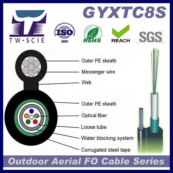 Self-Supporting Fibre Optic Armored Cable Gyxtc8s