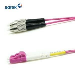 5 M 8 Cores MTP Female 4 LC/Upc Dx mm Fiber Optic Patch Cord Jumper Telecom