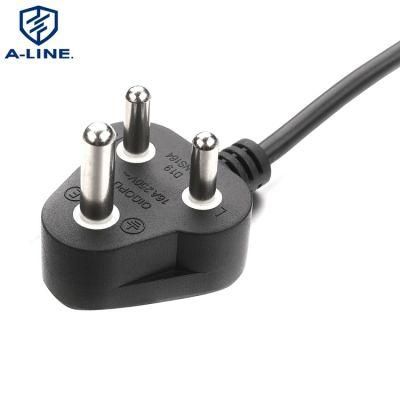 South Africa 3 Pin 16A 250V Power Supply Cord