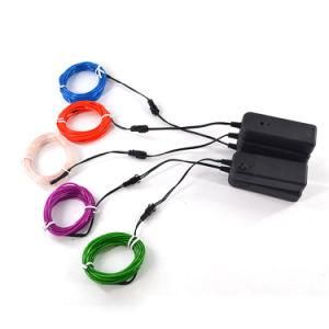 Linli Party Decorative Ultra Bright Portable 3 Meter Light up Flashing Neon EL Wire Light, Glow EL Cable