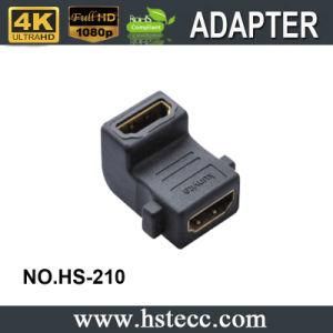 High Quality Right Angle 90 Degree HDMI Female Locking Adapter