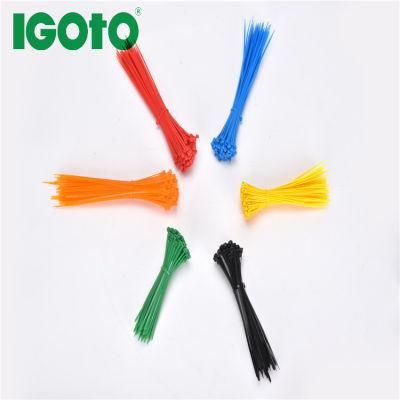 Igoto Plastic Self-Locking Cable Ties Nylon PA66 Natural Color and Red Color