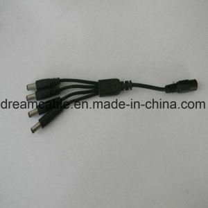 Offer 1.2m Splitter DC Power Cable DC5.5*2.1mm 1 Female to 4 Male