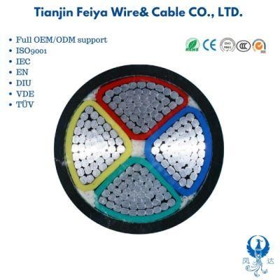 Power Cable Yjv22 4*185mm2 Yjlv 4*95mm2 XLPE Insulated Cable