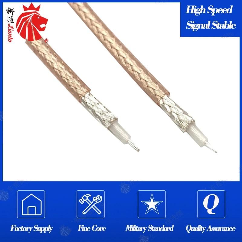 RF1.13 Coaxial Cable RF0.81 RF0.64 RF1.37 Silver Plated Copper 50ohm Suitable for The Microwave Equipment, Wireless Communication Systems