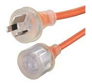 SAA Approved Australian 3-Pin Heavy Duty Transparent Power Cord