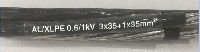 4X35mm2 Al Core PE/XLPE/PVC Insulation Overhead ABC Cable 0.6kv
