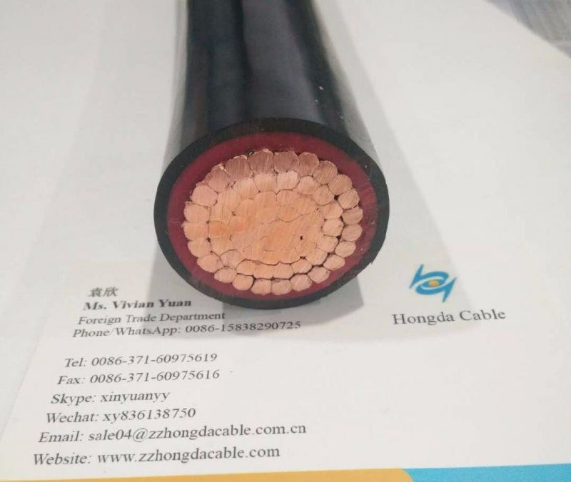 600V Single Copper Conductor XLPE Insulation Cable Ttu 500 Mcm