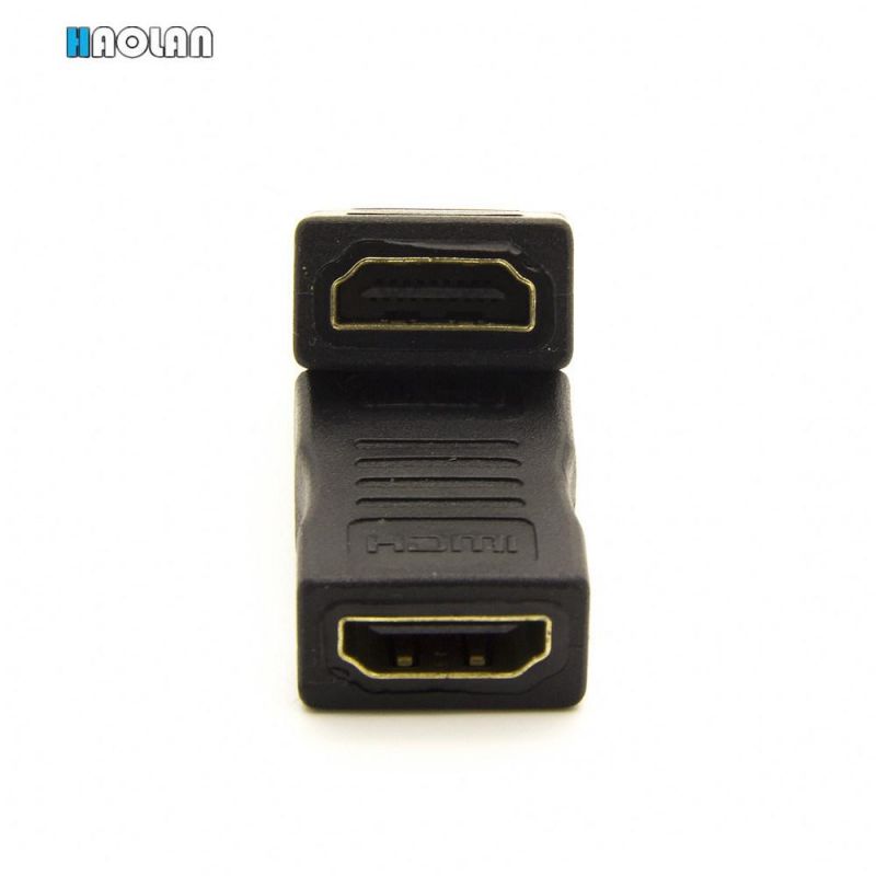 HDMI Converter Ce RoHS2.0 180 Degree HDMI a Female to HDMI a Female Connector Adapter for Panel Mount TV