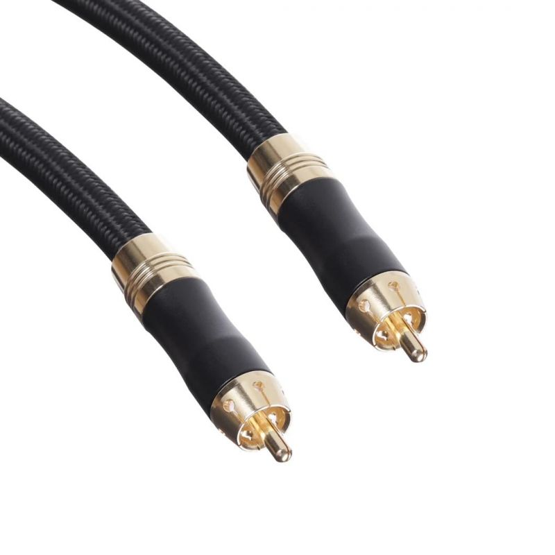 Audiophile High End High Quality DIY RCA Cable RCA Audio Cable 1m 2m 3m HiFi Speaker Cable Wire