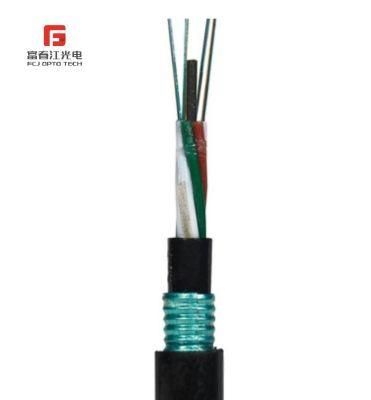 Gyty Outdoor Fiber Optic Cable with Metallic Strength Member and Layer Filling Loose Tube with PE Sheath