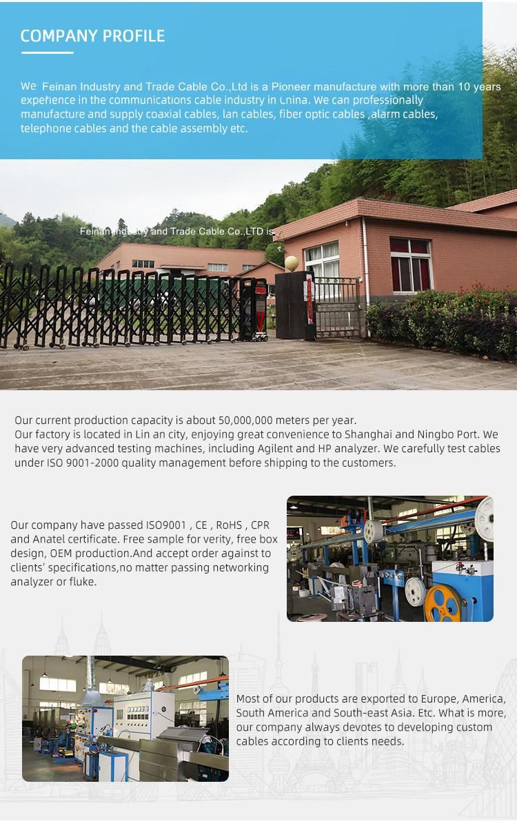 Sample Provided Fiber Optical Cable with Wooden Drum Packed