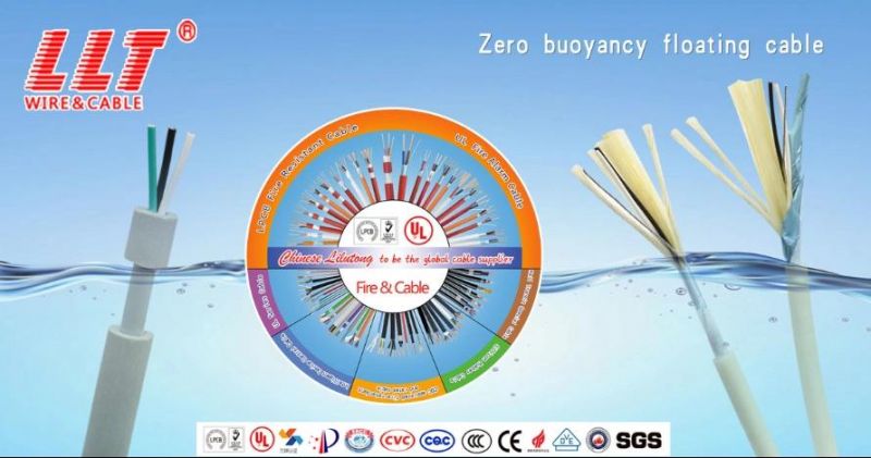PUR Foam Underwater Power and Control Buoyancy Cables Used for Swimming Pool and Aquarium