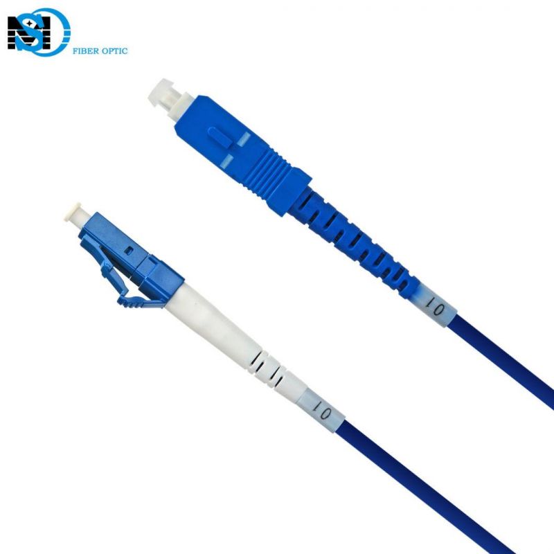 LC/Upc-Sc/Upc Singlemode Armored Fiber Optic Cable