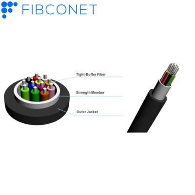 Fiber Optical 1/2/4/6/8/12 Core Singlemode FTTH Drop Cable