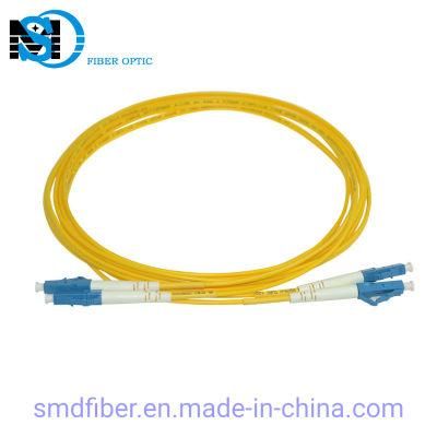 LC Upc to LC Upc Duplex Optical Fiber Patch Cord