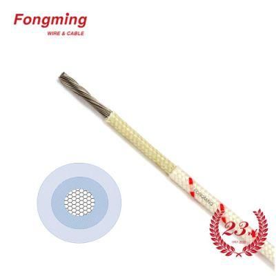 350c 400c 450c Fiberglass Braided Insulated Heating Element Electrical Cable
