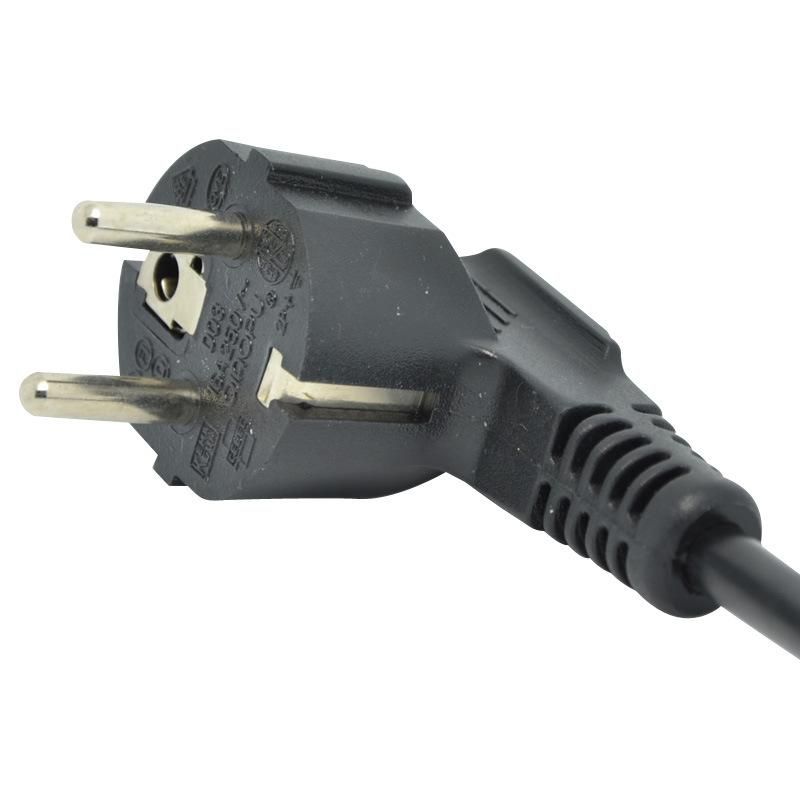 VDE Approval European 3 Pins AC Power Cord