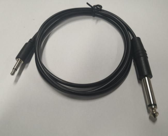 Patch Adapter Cable 6.3mm - 3.5mm Jack, Length: 1.5 M/ Mono