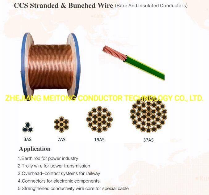 CCS 3/0 AWG Cable Copper Clad Steel Conductor