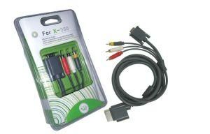 for xBox 360 VGA Cable &amp; 2RCA Cable
