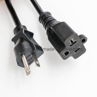NEMA 5-20p Plug to 5-20r Connector Power Cables 15A 20A Sjt