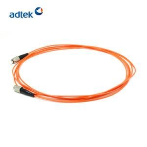 2.0mm Om1/Om2 1m FC/Upc-FC/Upc Simplex PVC/LSZH Orange Patch Cord
