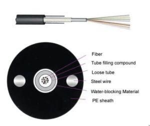 12 Core GYXY Outdoor Unitube Communication Cable No Metal Fiber Optic Cable