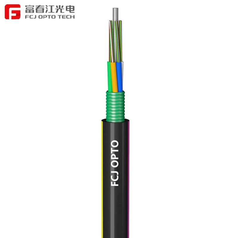 Strength Member HDPE GYTS Armored Fiber Optic Cable