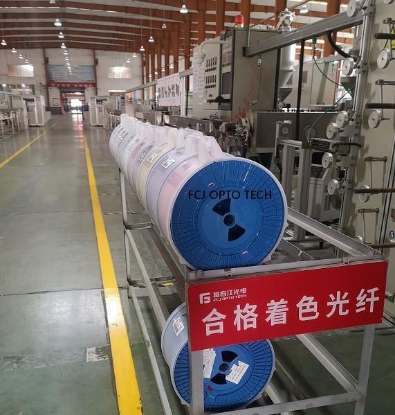Initial and Periodic Qualification Tests Tight-Buffered Aerial Fiber Optic Cable Gjfju TPU Jacketed Outdoor Single Core