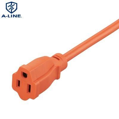 UL Approval American 3 Pins Power Extension Cord